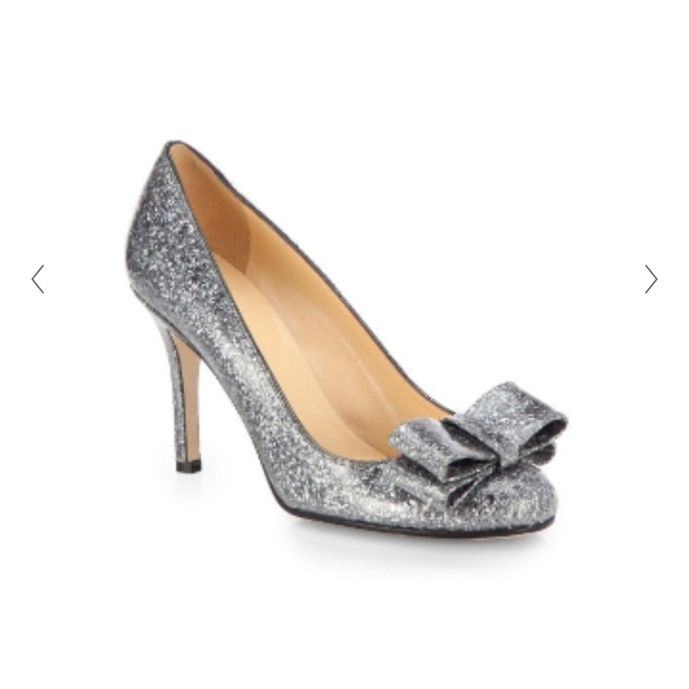 Kate Spade Krystal Coated Glitter Heel 9